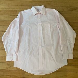 BROOKS BROTHERS Dress Shirt (16.5, Pink, Cotton)
